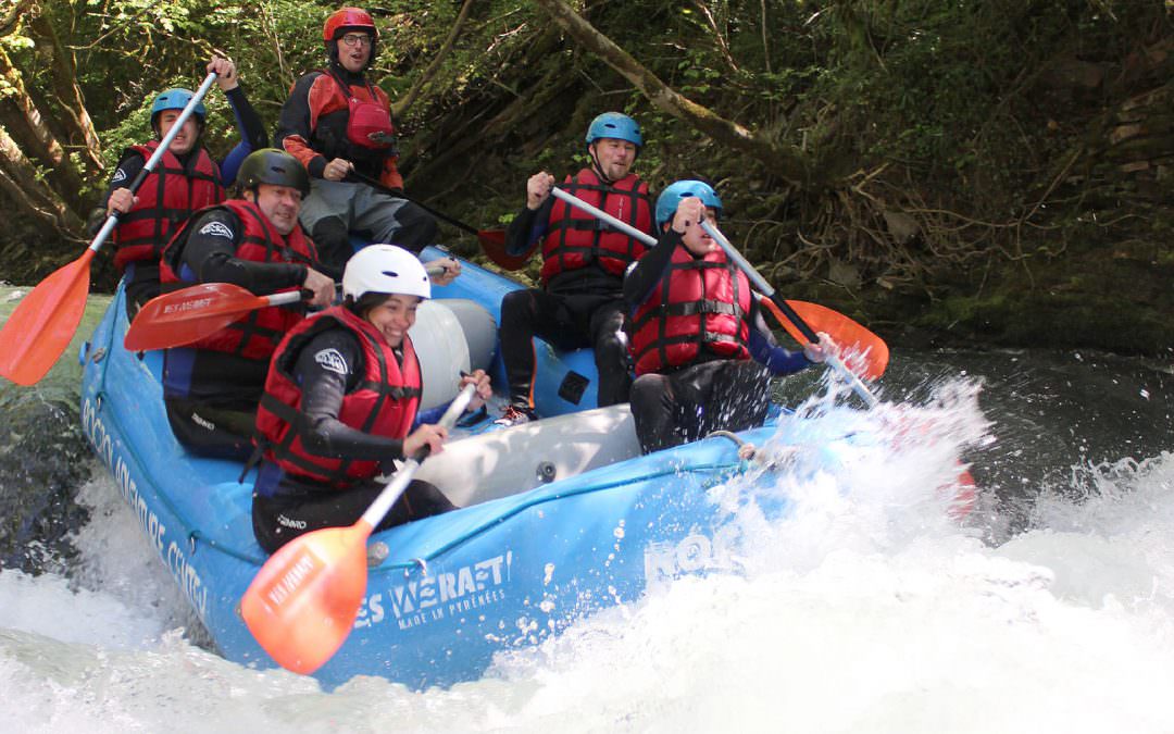 Rafting on the Gave d'Ossau