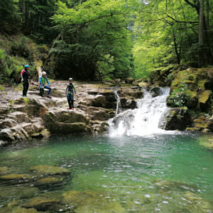 Entdeckung des Canyoning 1 Stunde von Pau entfernt