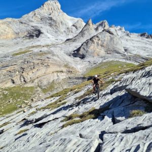 Bicicleta de montaña en los Pirineos