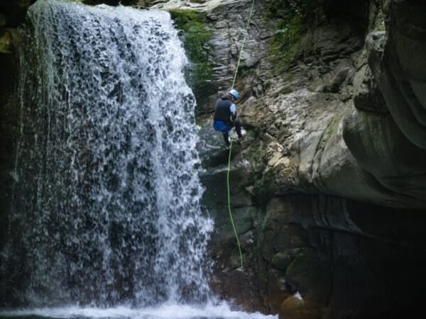 canyoning in the lower Bitet at Laruns