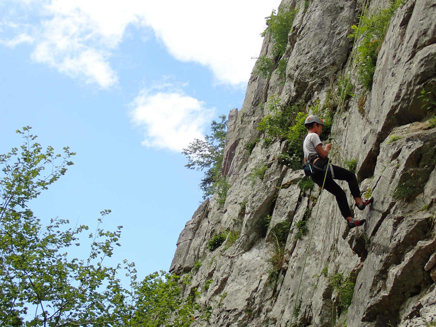 climbing activity initiation Arudy Pau