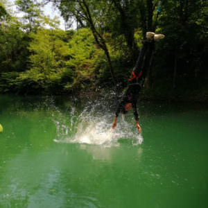 Saut à l'élastique à Arudy