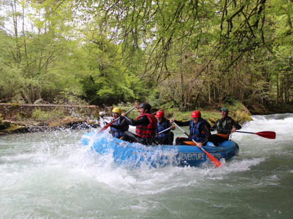 Descente en rafting sur le gave d'Ossau 64