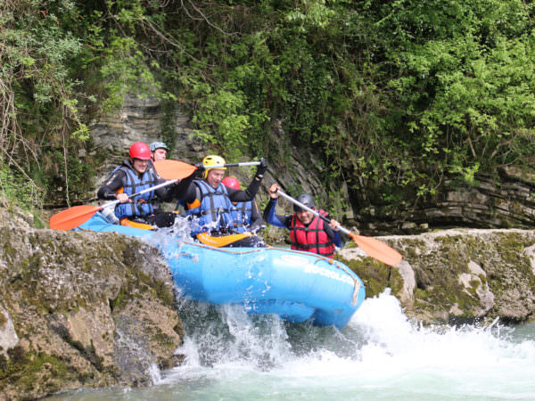 Rafting sensations on the Gave d'Ossau