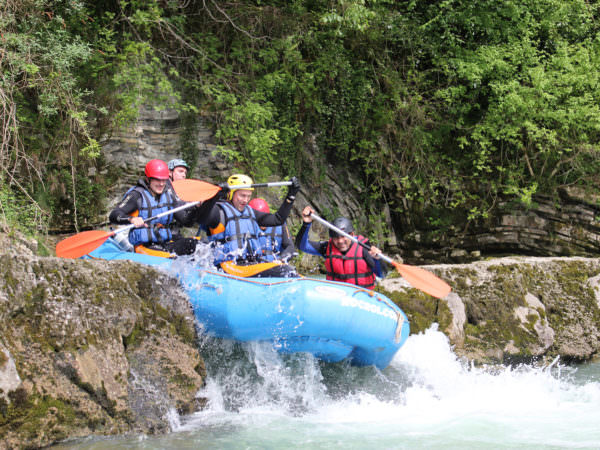 Sensaciones de rafting en el Gave d'Ossau