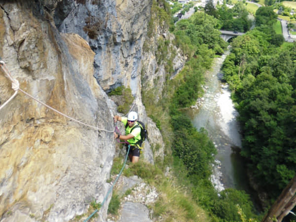 Via cordata du Hourat à Laruns dans les Pyrénées Atlantiques 64