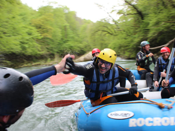 Rafting-Tour auf dem Gave d'Ossau in den Atlantischen Pyrenäen