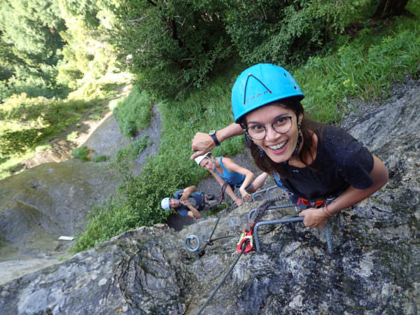 Klettersteig von Siala in Gourette, Atlantische Pyrenäen 64