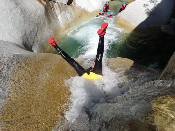 Canyon of Soussouéou at 1 hour from Pau in Laruns in the Pyrenees