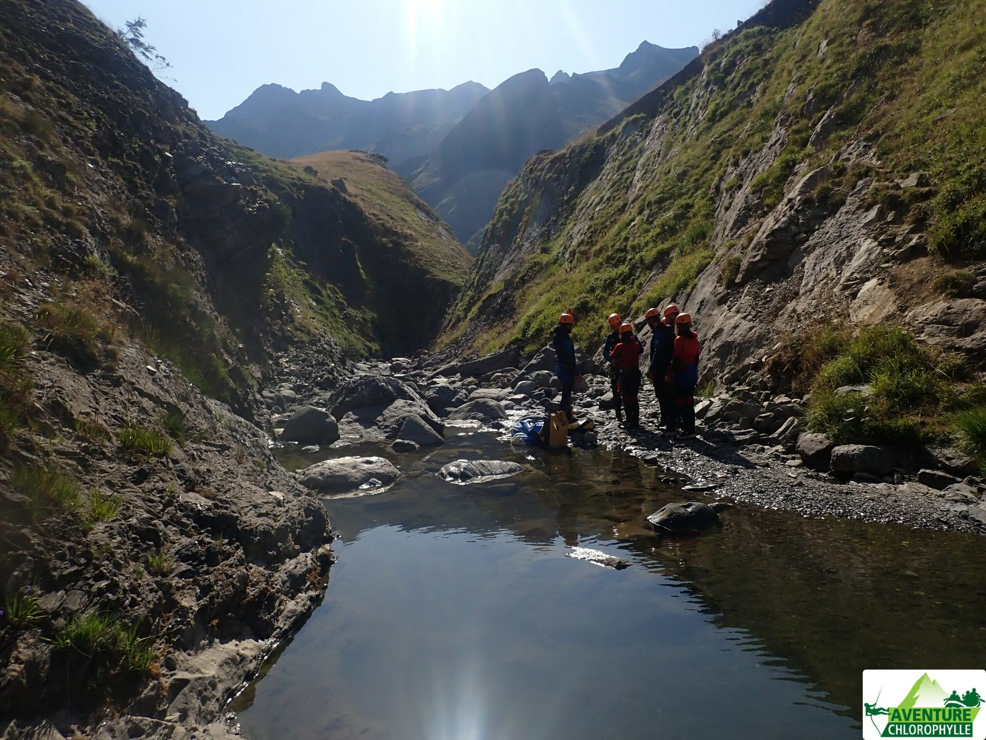 Canyoning-brousset-ossau barranquismo brousset pirineos Laruns