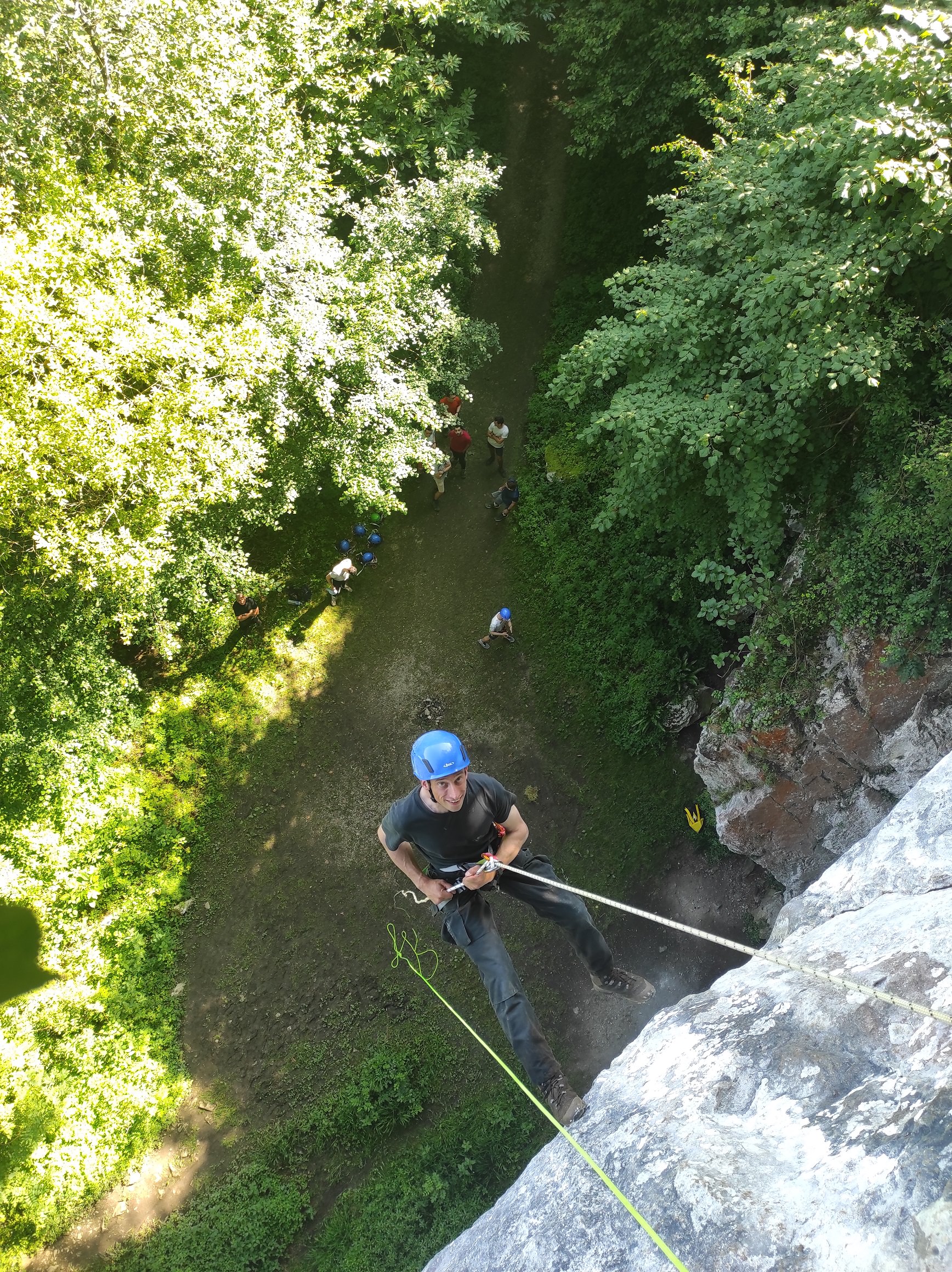 Escalada en el sector Bouvier en Arudy - Pirineos Atlánticos