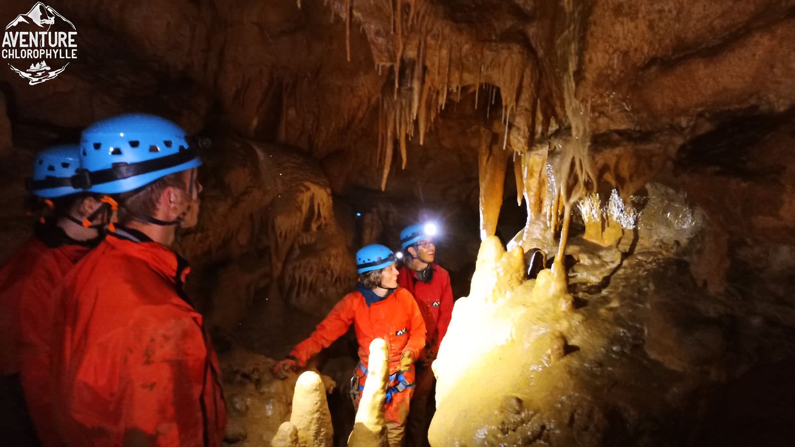 espeleología rebenacq