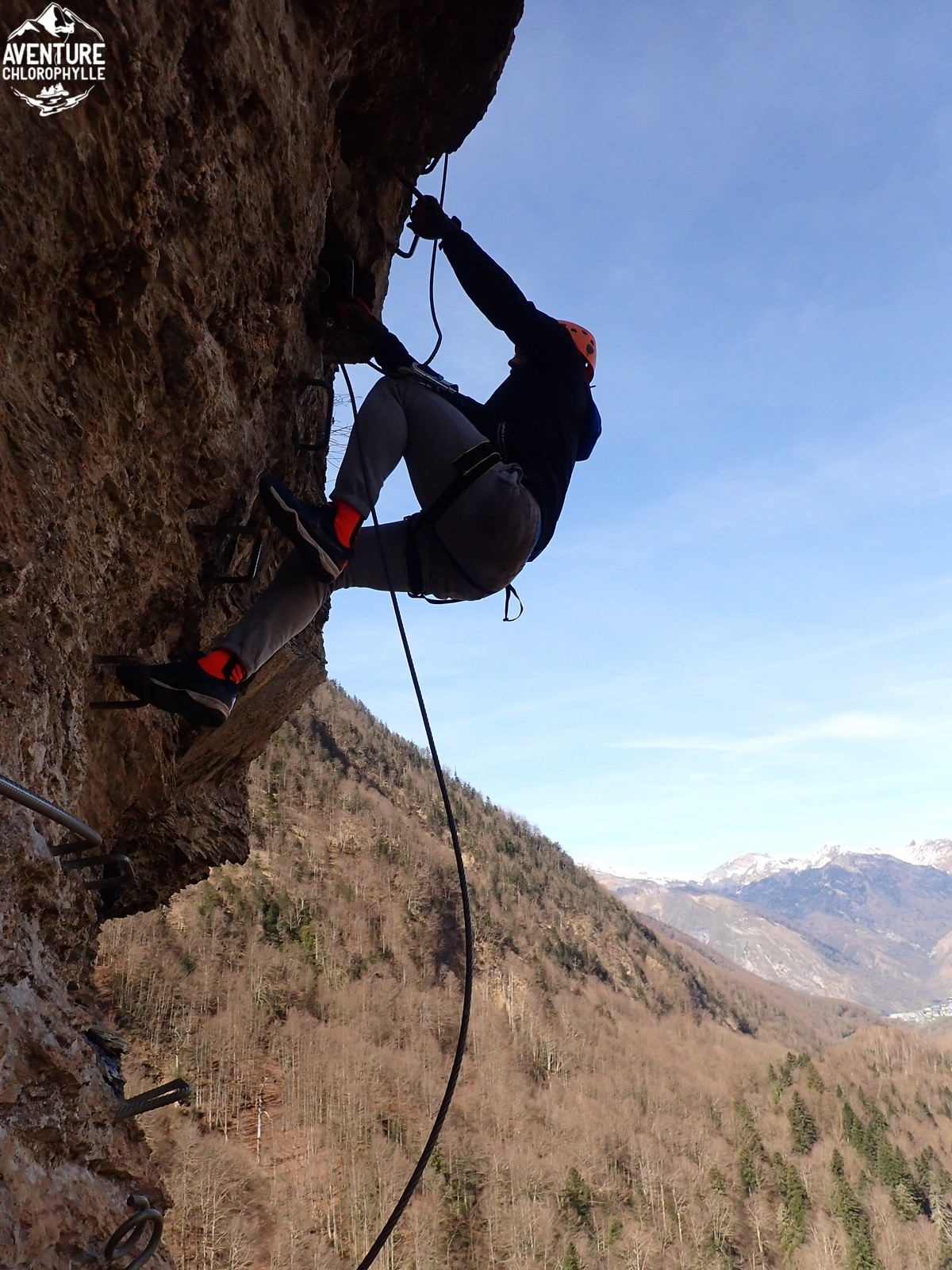 Vía ferrata de Siala en Gourette