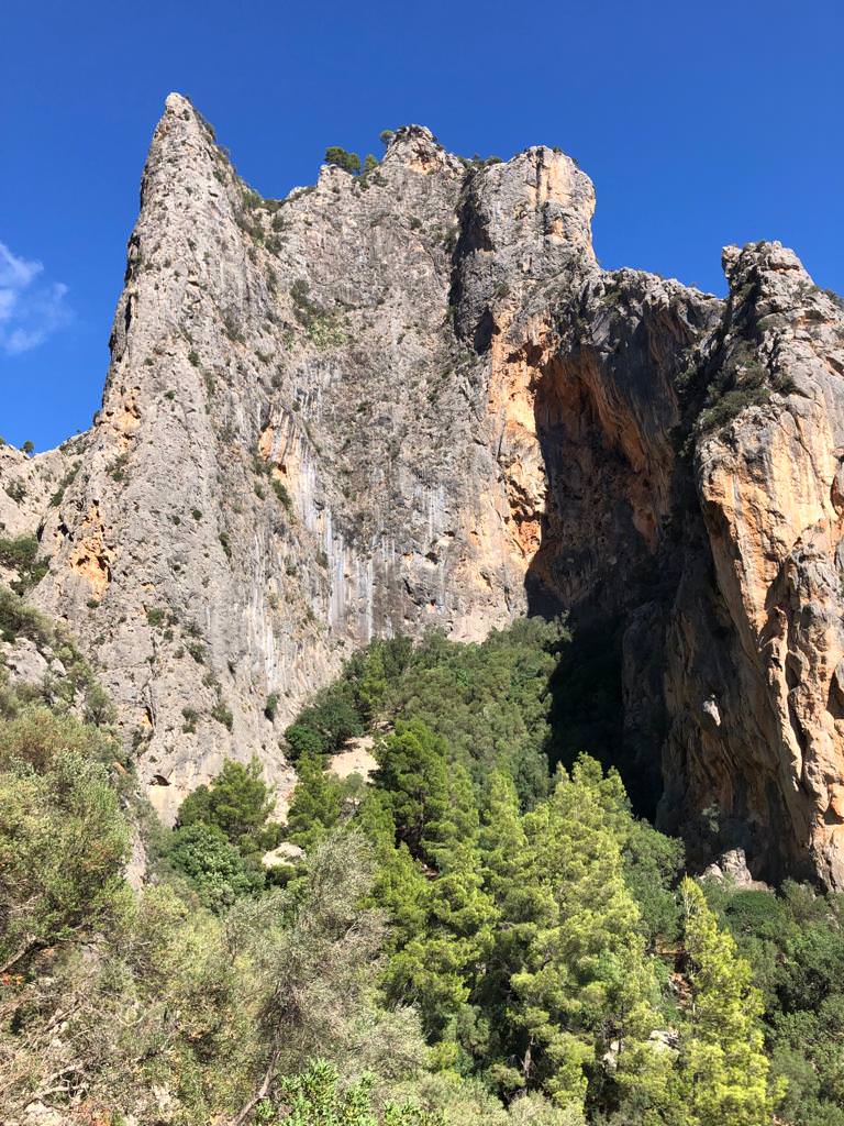 Grote route klimmen in Sa Gubia