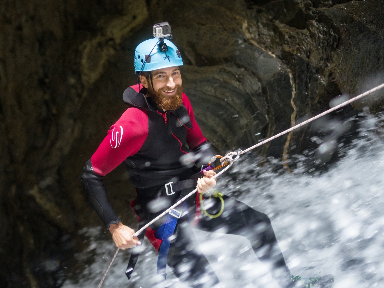 Descente en rappel