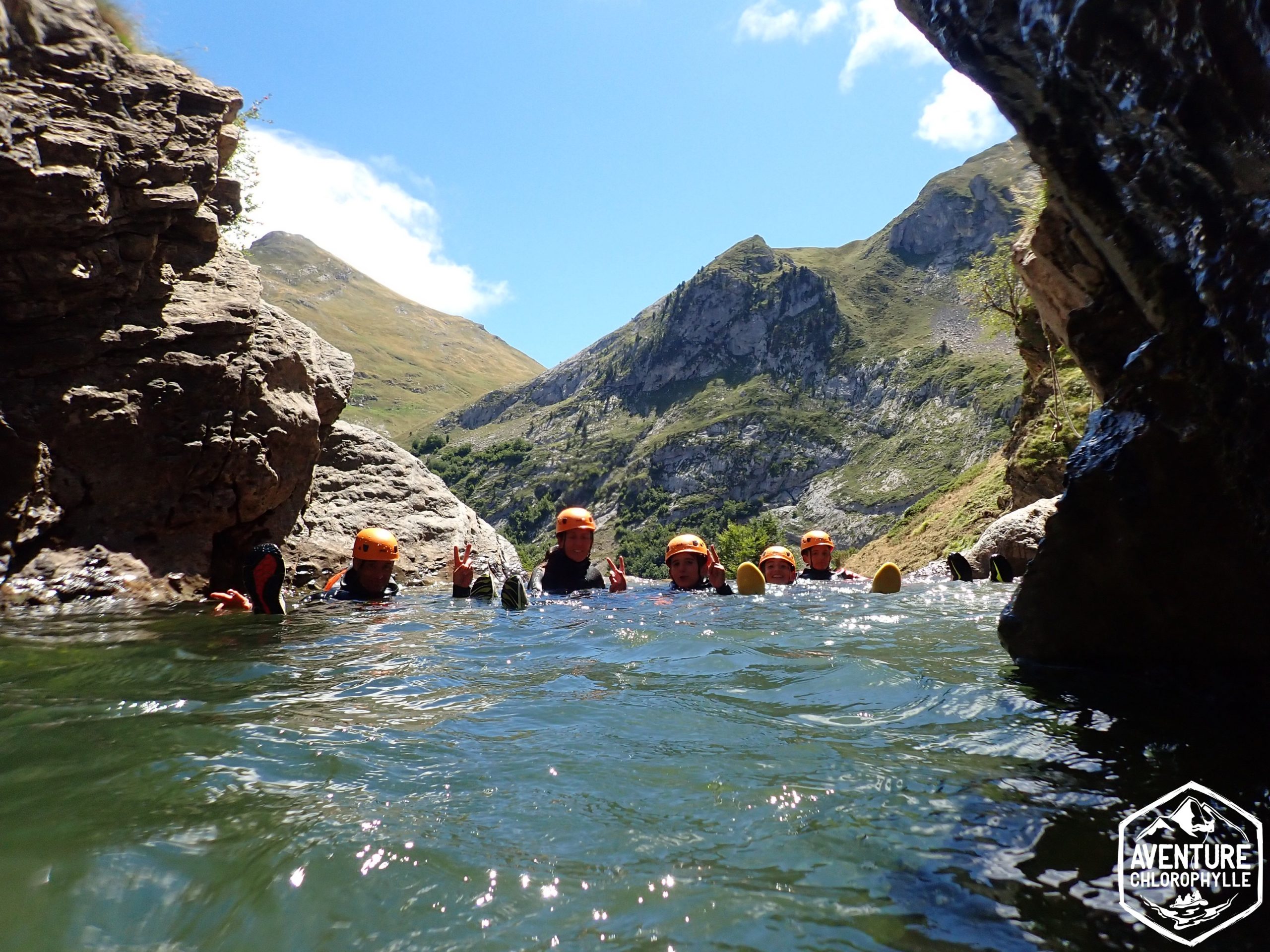 Descente du canyon du Brousset dans les Pyrénées Atlantiques