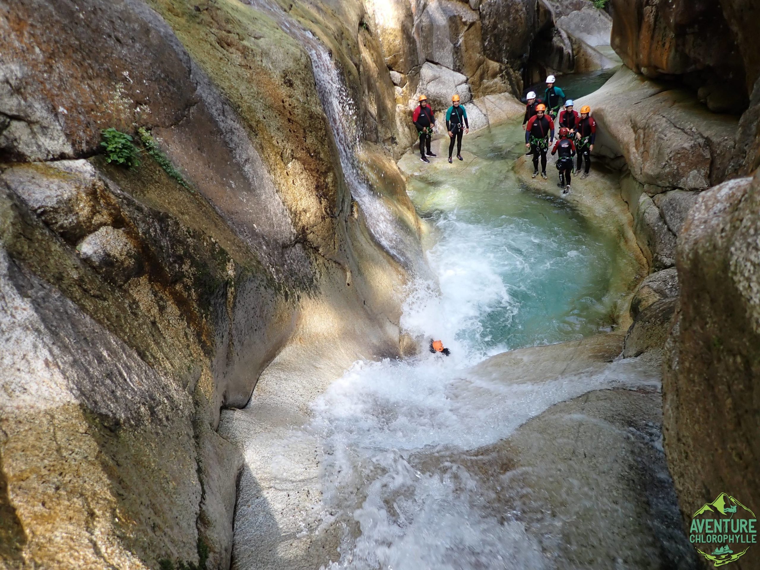 Cañón del Soussouéou en Artouste, en el valle de Ossau (Pirineos)