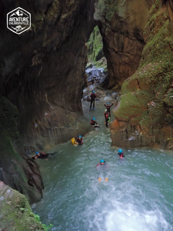 Canyon du Canceigt à Béost prés de Laruns