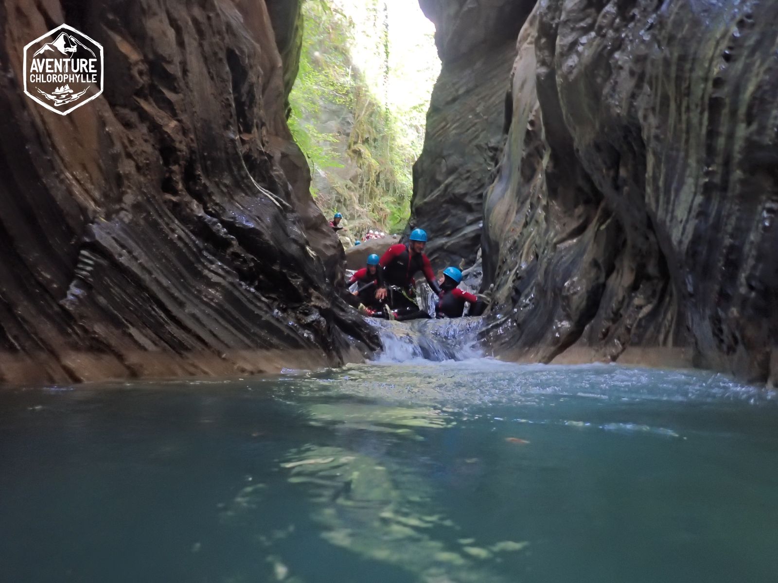 Canyoning in de Canceigt in de Ossau vallei