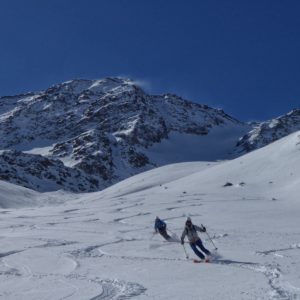 ski touring in the Pyrenees