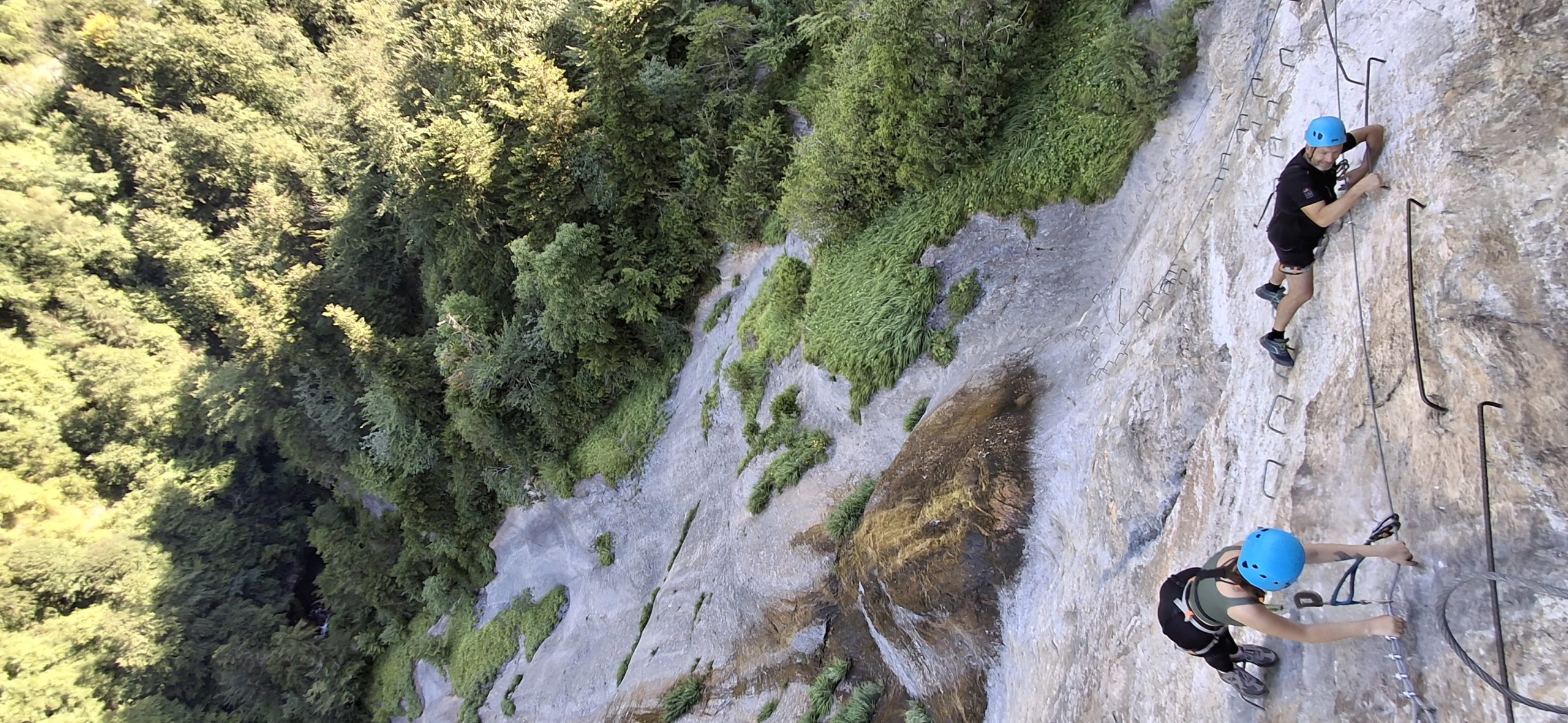Via ferrata prés de Laruns